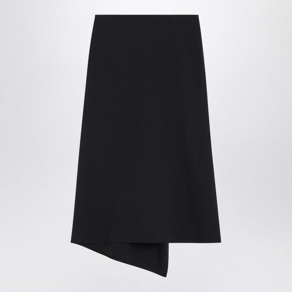 VICTORIA BECKHAM Asymmetrical Hem Midi Skirt Women BLUE Skirts
